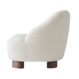 Margas Lounge Chair LC1: Oiled Walnut + Karakorum 001