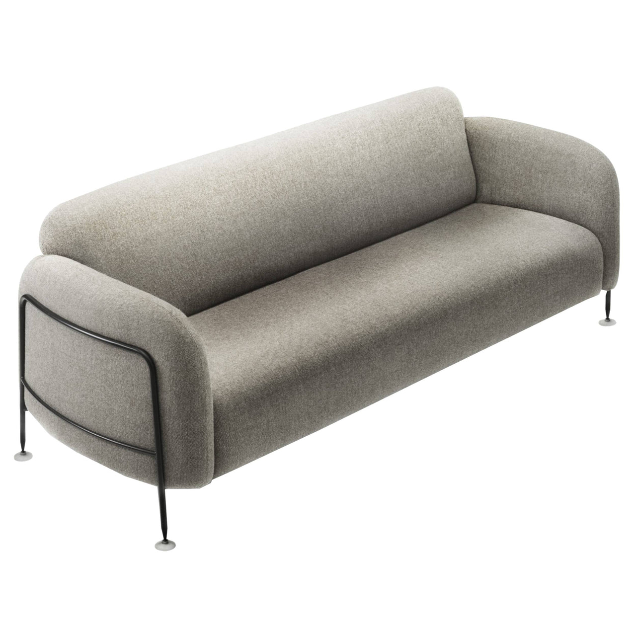 Mega Sofa: 3 Seater + Black