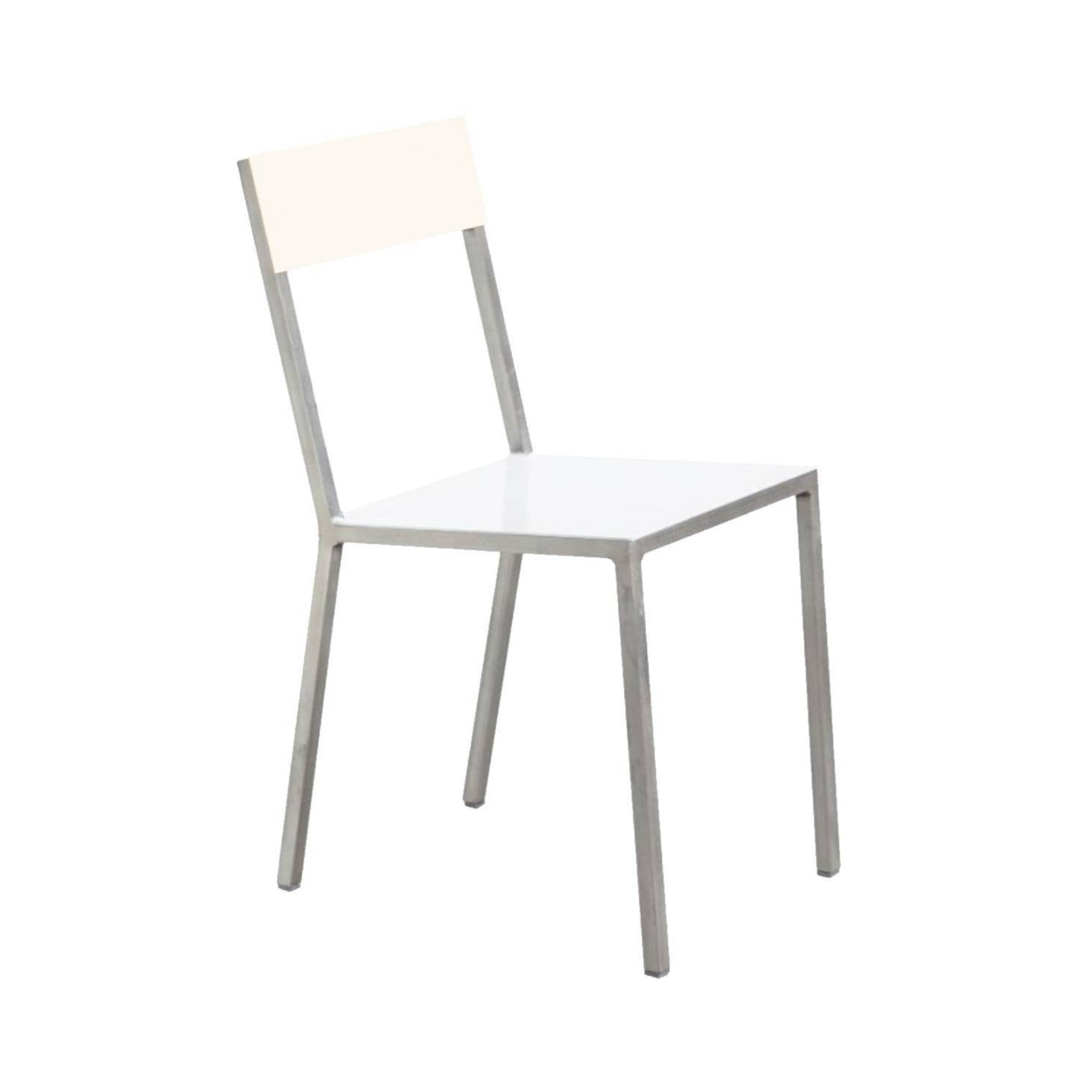 Alu Chair: White + Ivory + Aluminum
