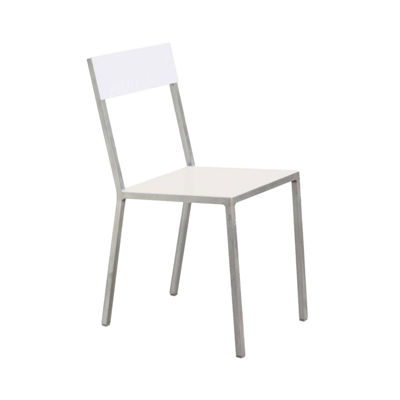 Alu Chair: Ivory + White + Aluminum