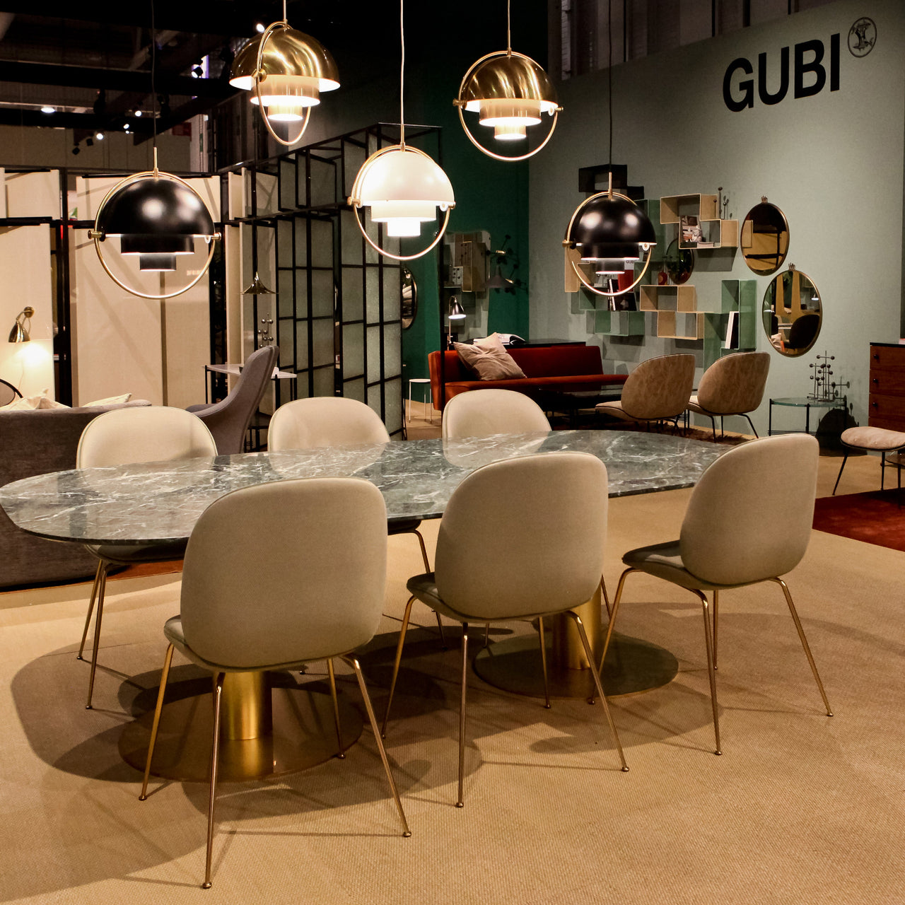 Beetle Dining Chair: Conic Base + Full Upholstery