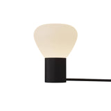Parc 01 Table Lamp: Footswitch +  Black + Black