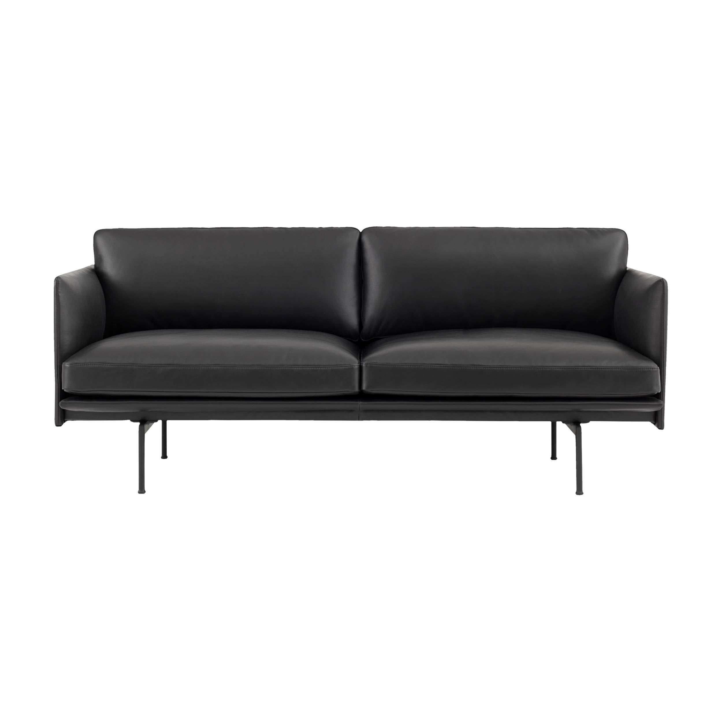 Outline Studio Sofa: Black
