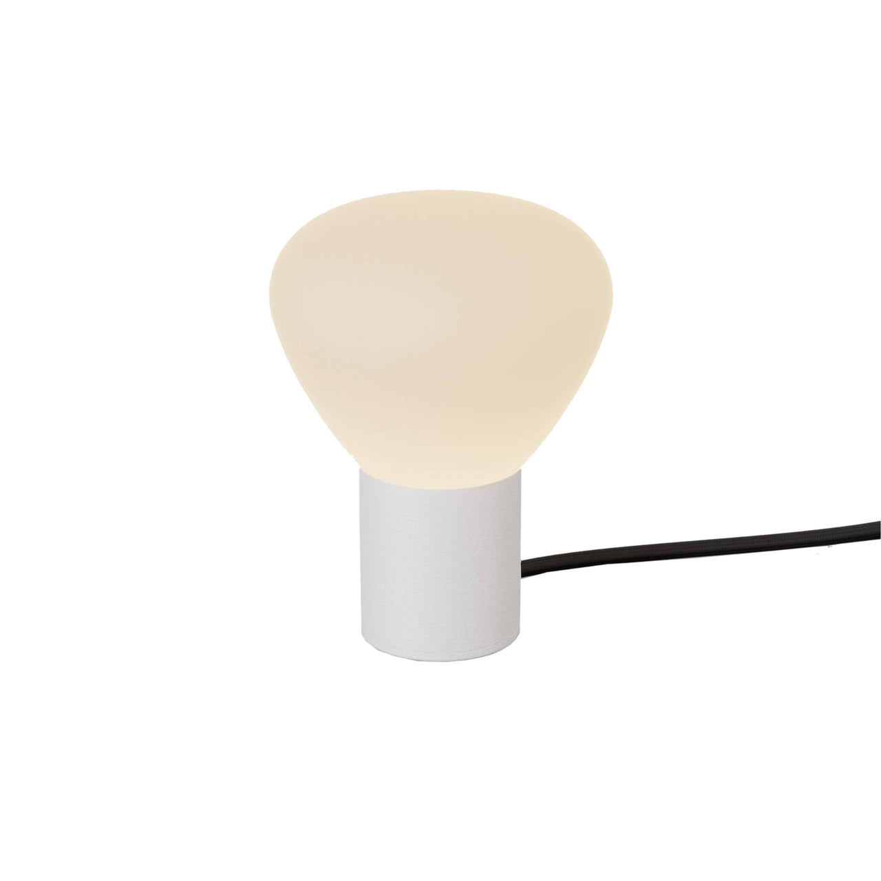 Parc 01 Table Lamp: Footswitch +  White + Black