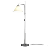 Funiculí­ Fabric Floor Lamp: White