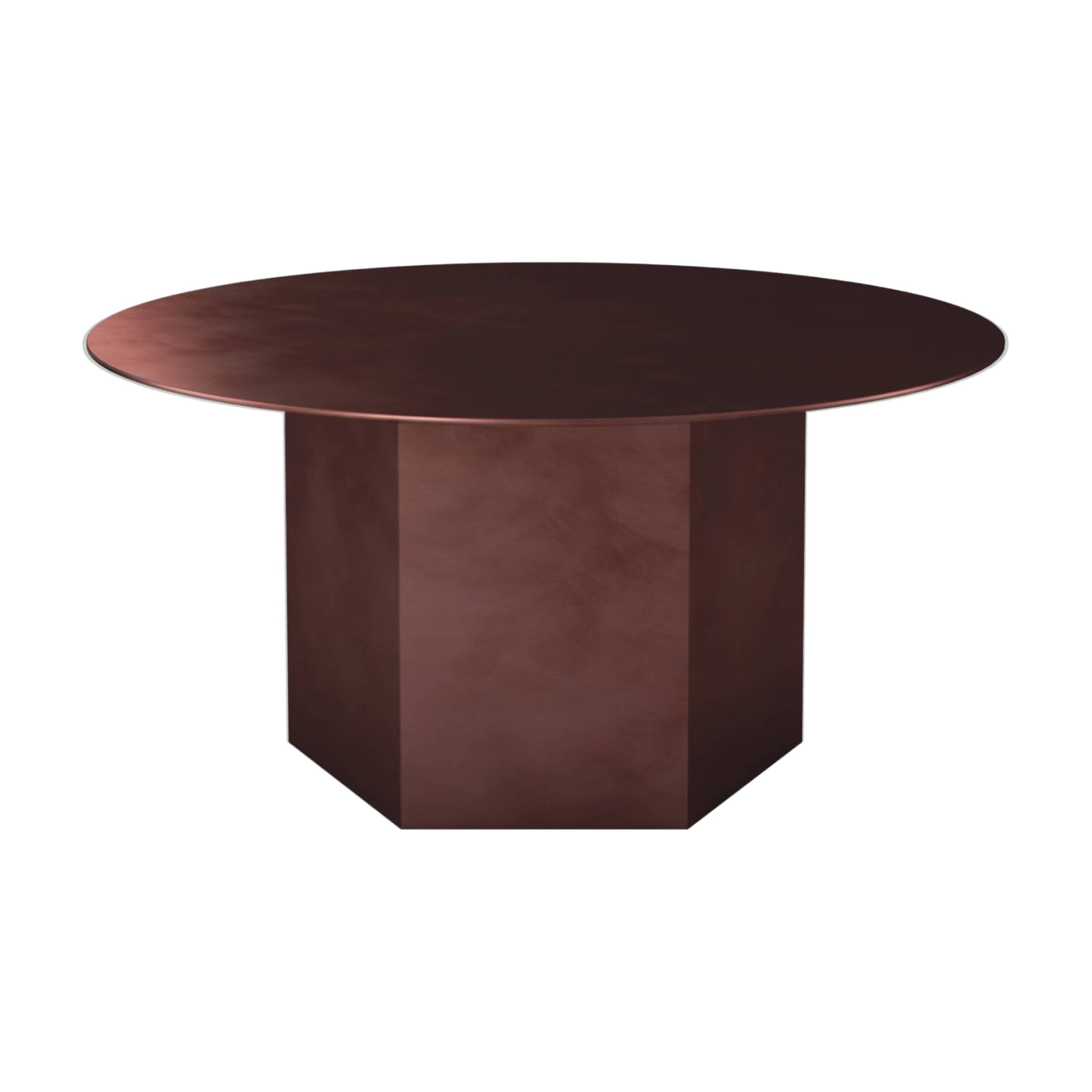 Epic Round Coffee Table: Steel + Medium - 31.5