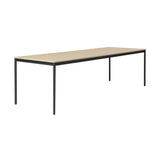 Base Table: Large + Oak Veneer + Plywood Edge + Black