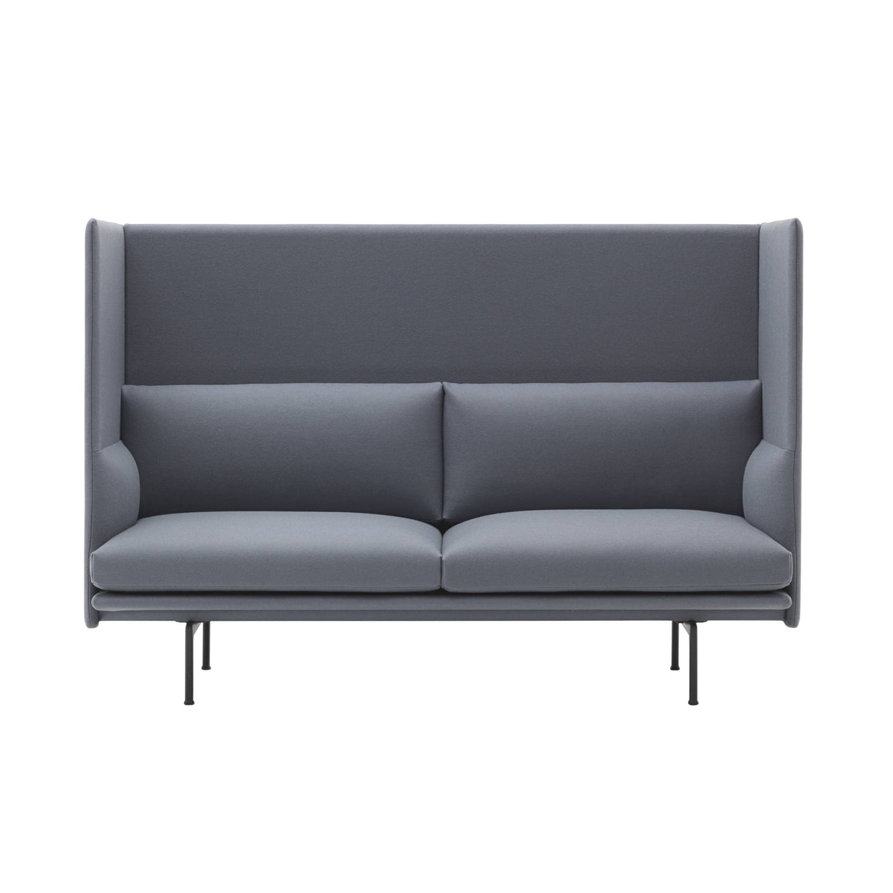 Outline Highback 2-Seater Sofa: Large - 47.2