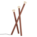 Parc 05 Floor Lamp: Textured Terracotta + Black