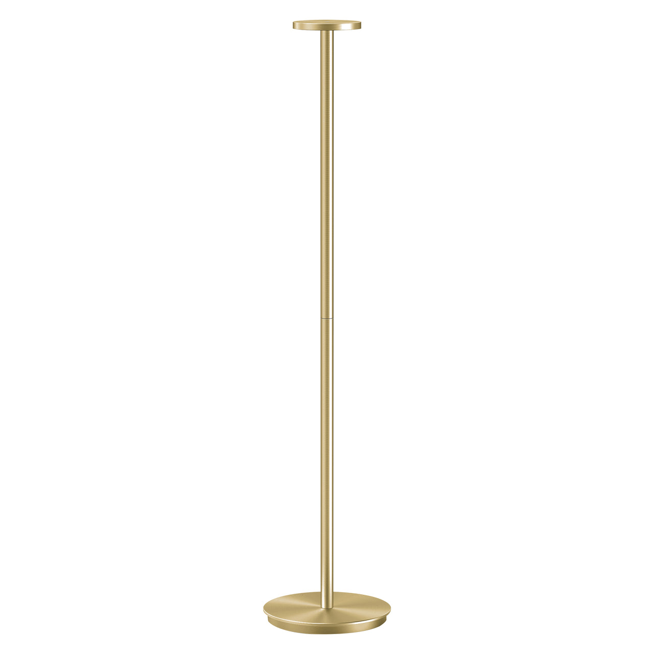 Luci Floor Lamp: Brass