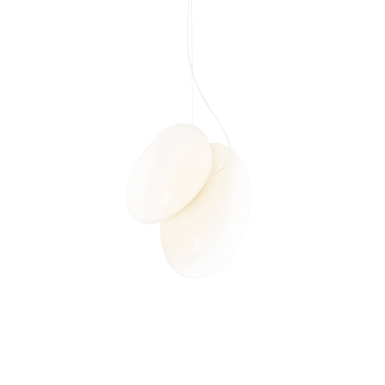 Pebble Pendant Light: Size A + Size C + Pearl + Pearl