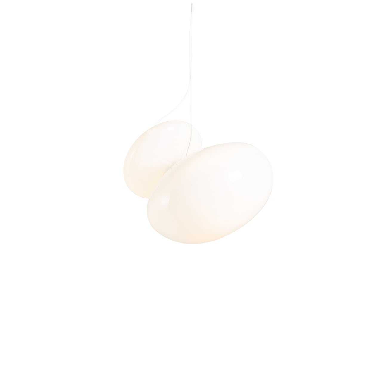 Pebble Pendant Light: Size A + Size D + Pearl + Pearl