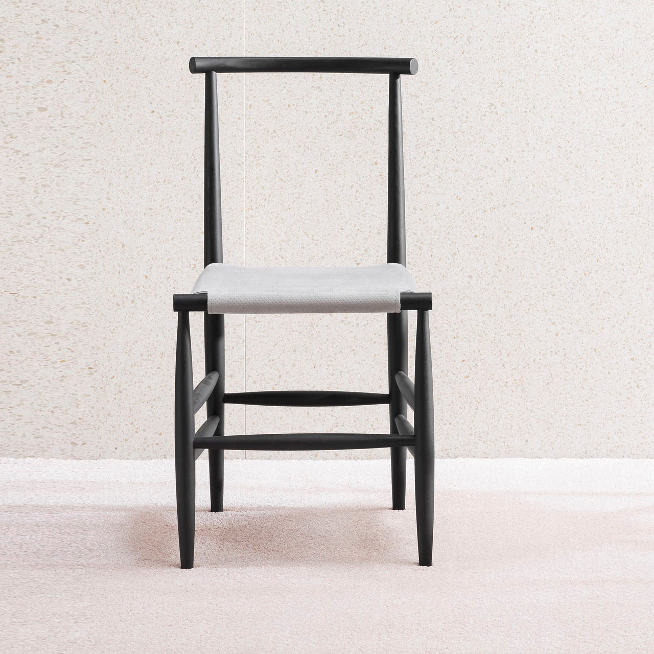 Pelleossa Chair: Seat Upholstered
