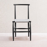 Pelleossa Chair: Seat Upholstered
