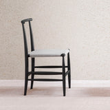 Pelleossa Chair: Seat Upholstered