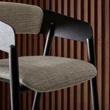 Mava Armchair: Seat + Back Upholstered