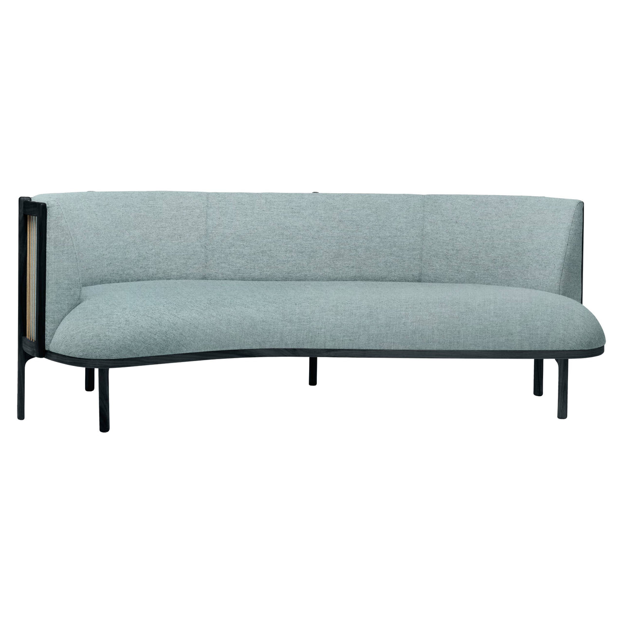 RF1903 Sideways Sofa: Black Oak + Left