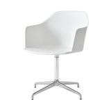 Rely Chair HW43: White + Polished Aluminum