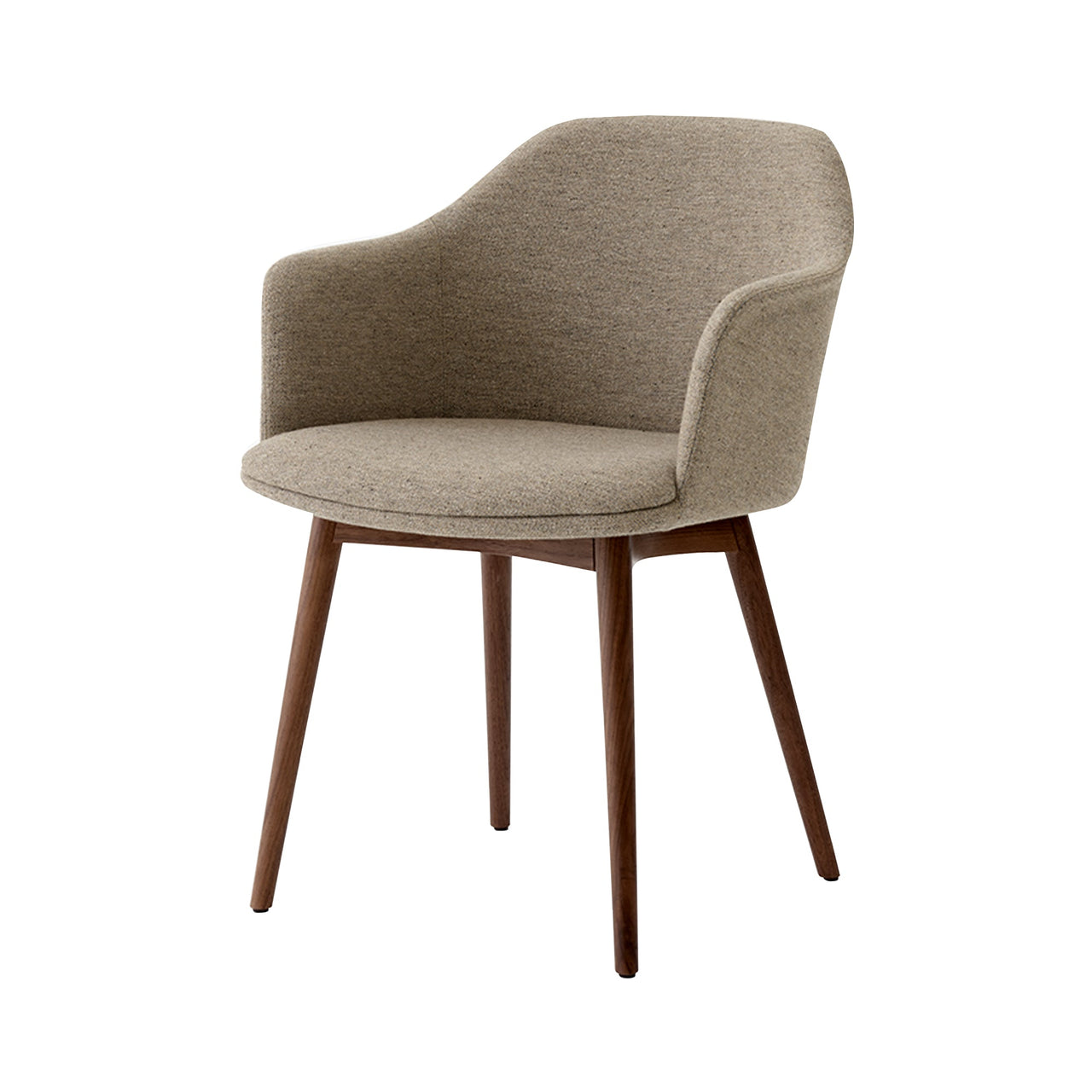 Rely Armchair HW79: Lacquered Walnut