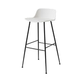 Rely Bar + Counter Lowback Stool: HW81 + HW86 + Bar (HW86) + White + Black