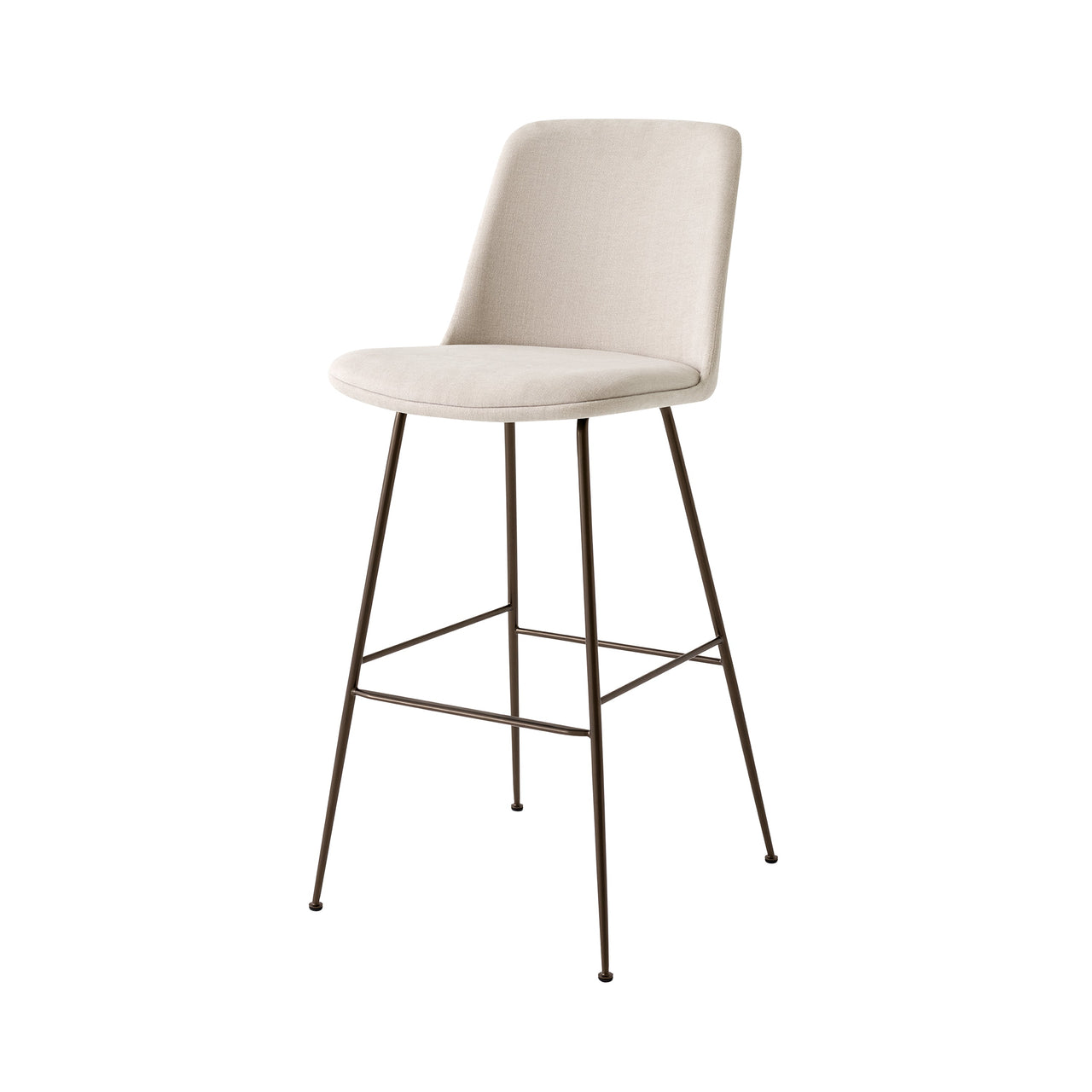Rely Bar + Counter Highback Chair: HW99 + HW94 + Bar (HW99) + Bronzed