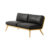 Spine Lounge Suite Sofa: Lacquered Oak