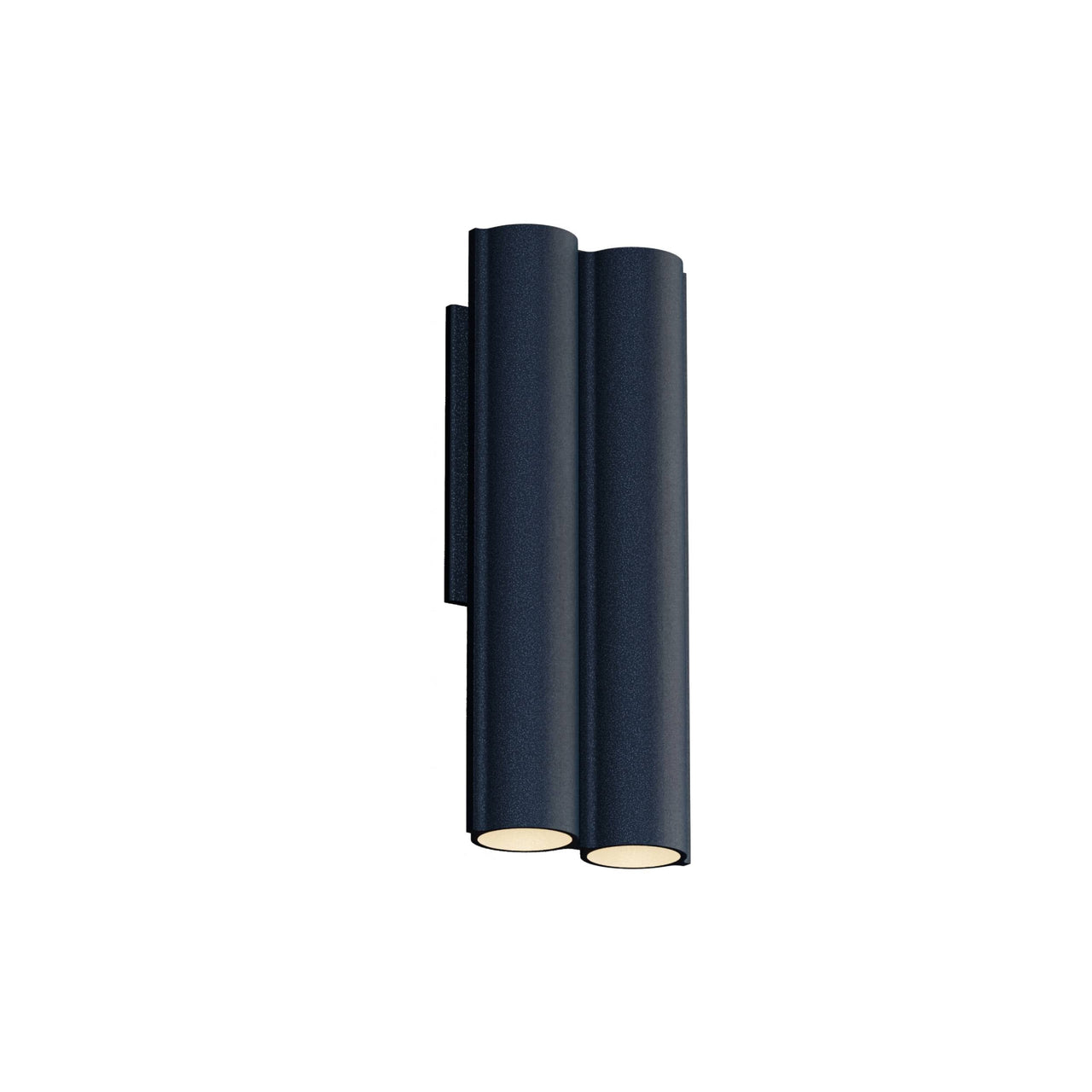 Silo 2WA Wall Light: Downlight with Uplight + Textured Midnight Blue