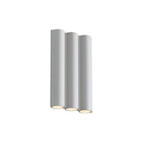Silo 3WA Wall Light: Downlight with Uplight + Textured White