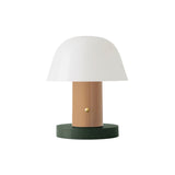 Setago Portable Table Lamp JH27: Nude + Forest