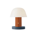 Setago Portable Table Lamp JH27: Rust + Thunder