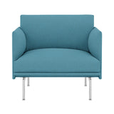 Outline Studio Chair: Low + Polished Aluminum