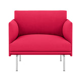 Outline Studio Chair: Low + Polished Aluminum