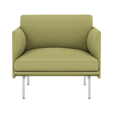 Outline Studio Chair: Low + Polished Aluminum