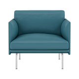 Outline Studio Chair: Low + Polished Aluminum