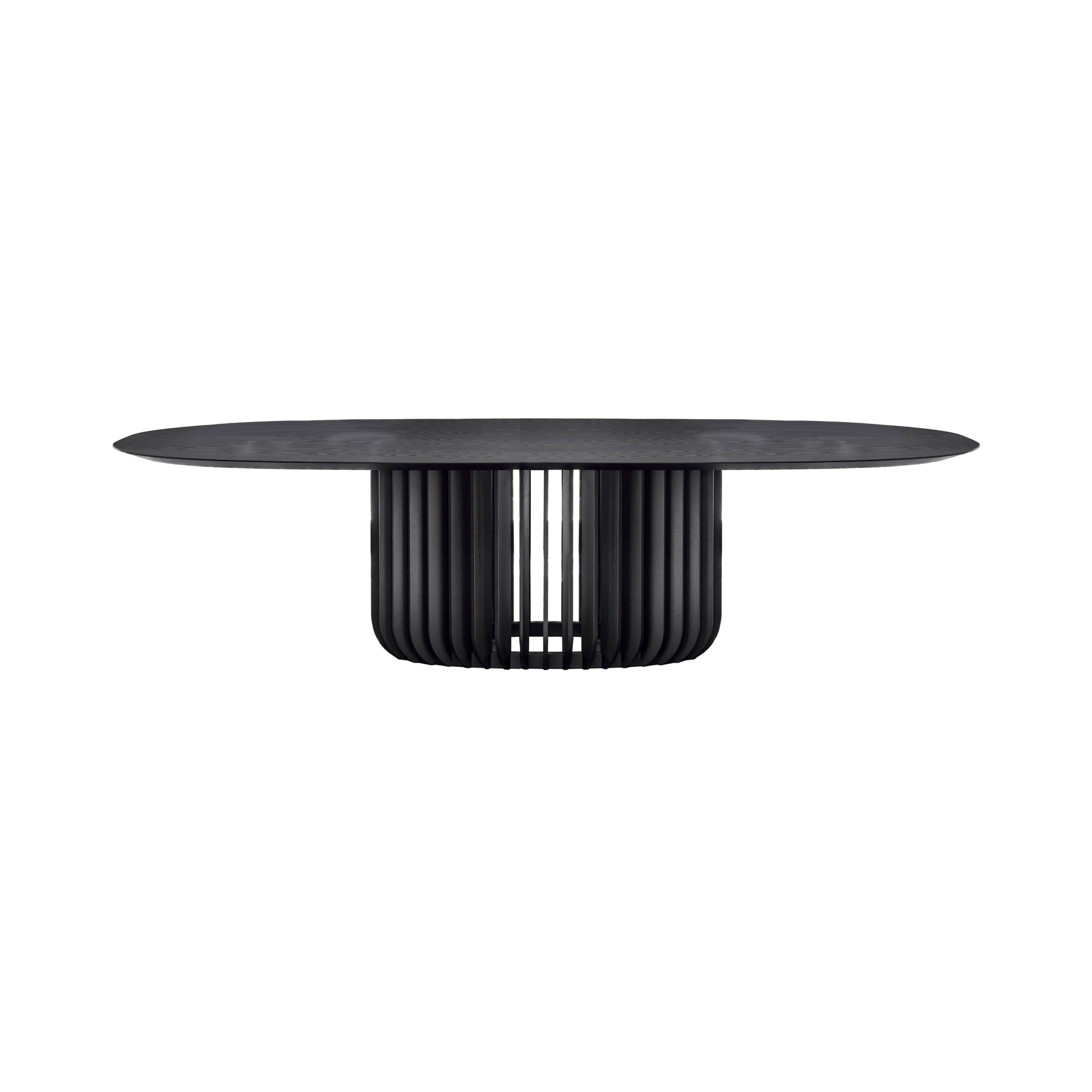 Juice Rectangular Table: Small + Black Ash + Black Ash