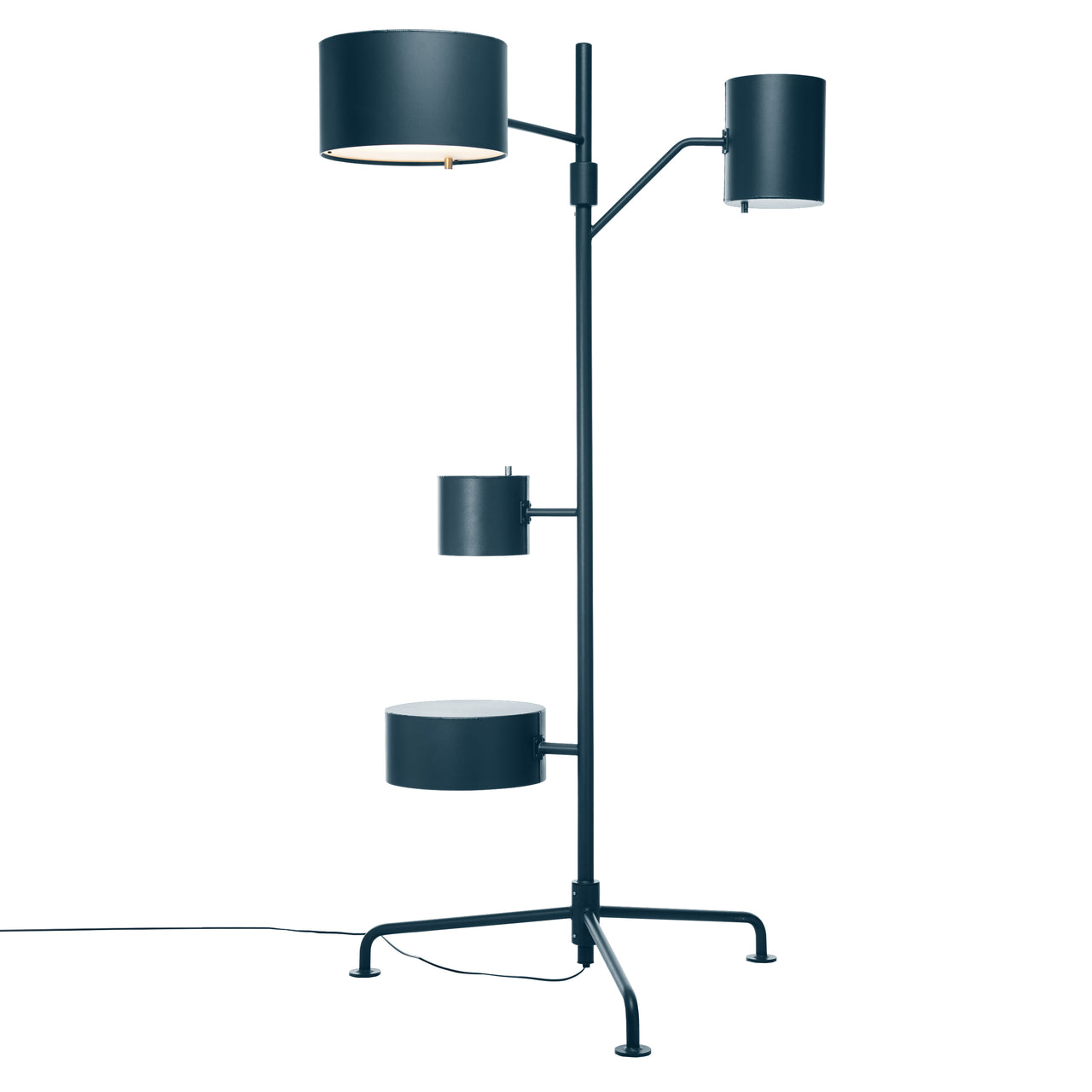 Statistocrat Floor Lamp: Sapphire Blue