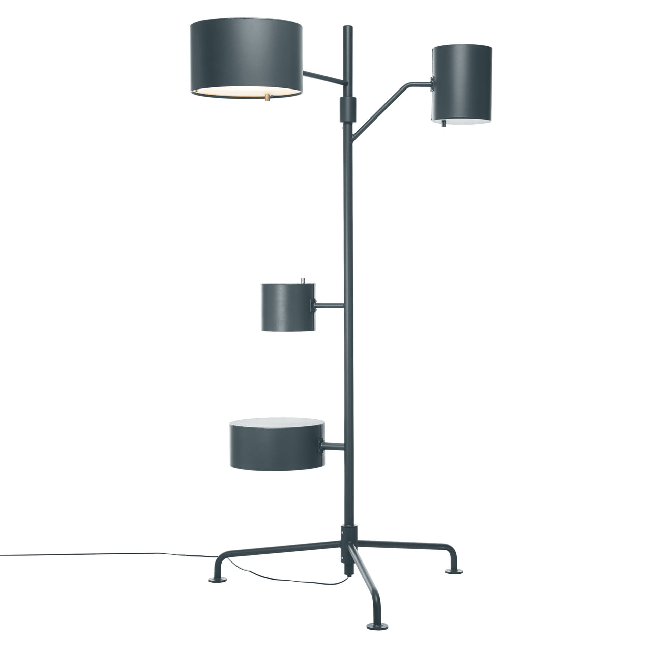 Statistocrat Floor Lamp: Iron Grey