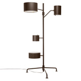 Statistocrat Floor Lamp: Sepia Brown