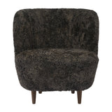 Stay Lounge Chair Small: Wood Legs + Oiled American Walnut