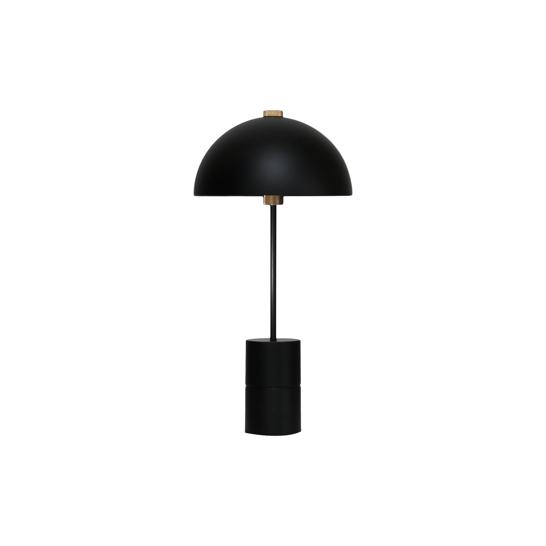 Studio Table Lamp: Black + Brass