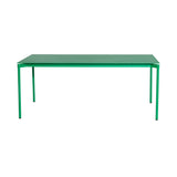 Fromme Dining Table: Rectangle + Mint Green