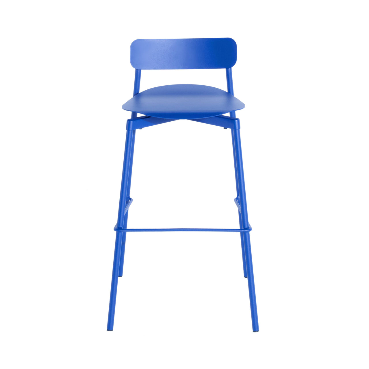  Fromme Stacking Bar + Counter Stool: Bar + Blue