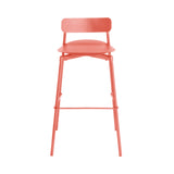  Fromme Stacking Bar + Counter Stool: Bar + Coral