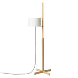 TMM Floor Lamp: White + Beech