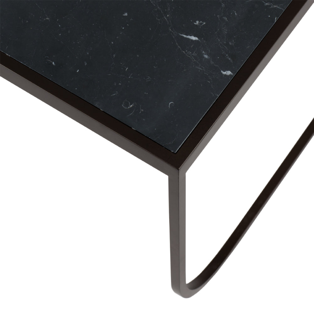Tati Small Coffee Table: Marble Top