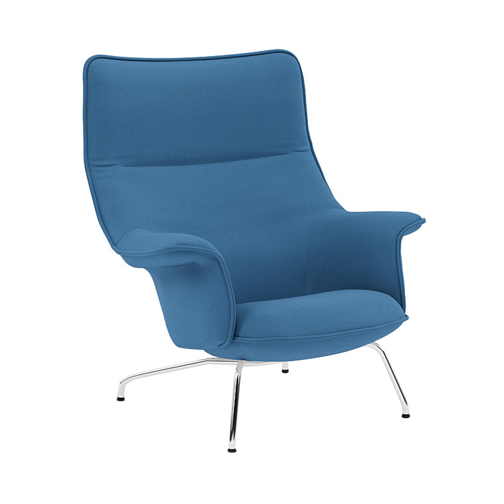 Doze Lounge Chair: Chrome