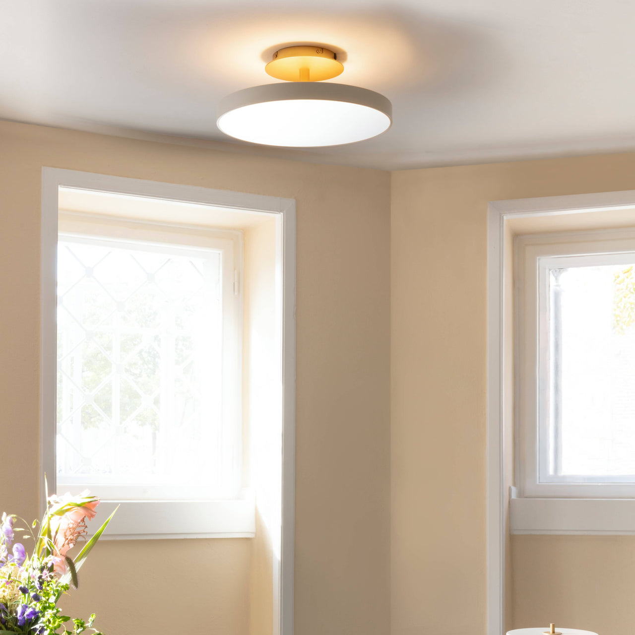 Asteria Up Ceiling Lamp: Quick Ship