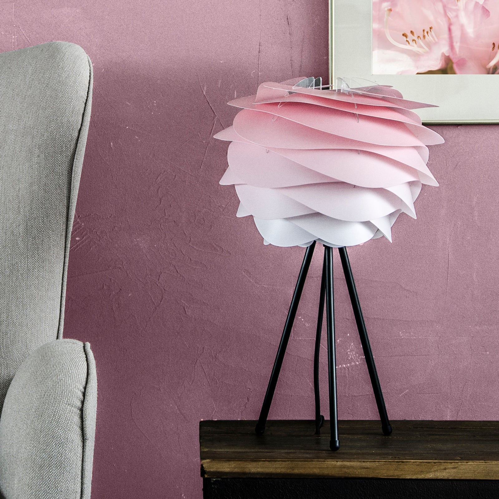 Carmina Tripod Table Lamp: Quick Ship