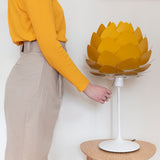 Aluvia Champagne Table Lamp: Quick Ship