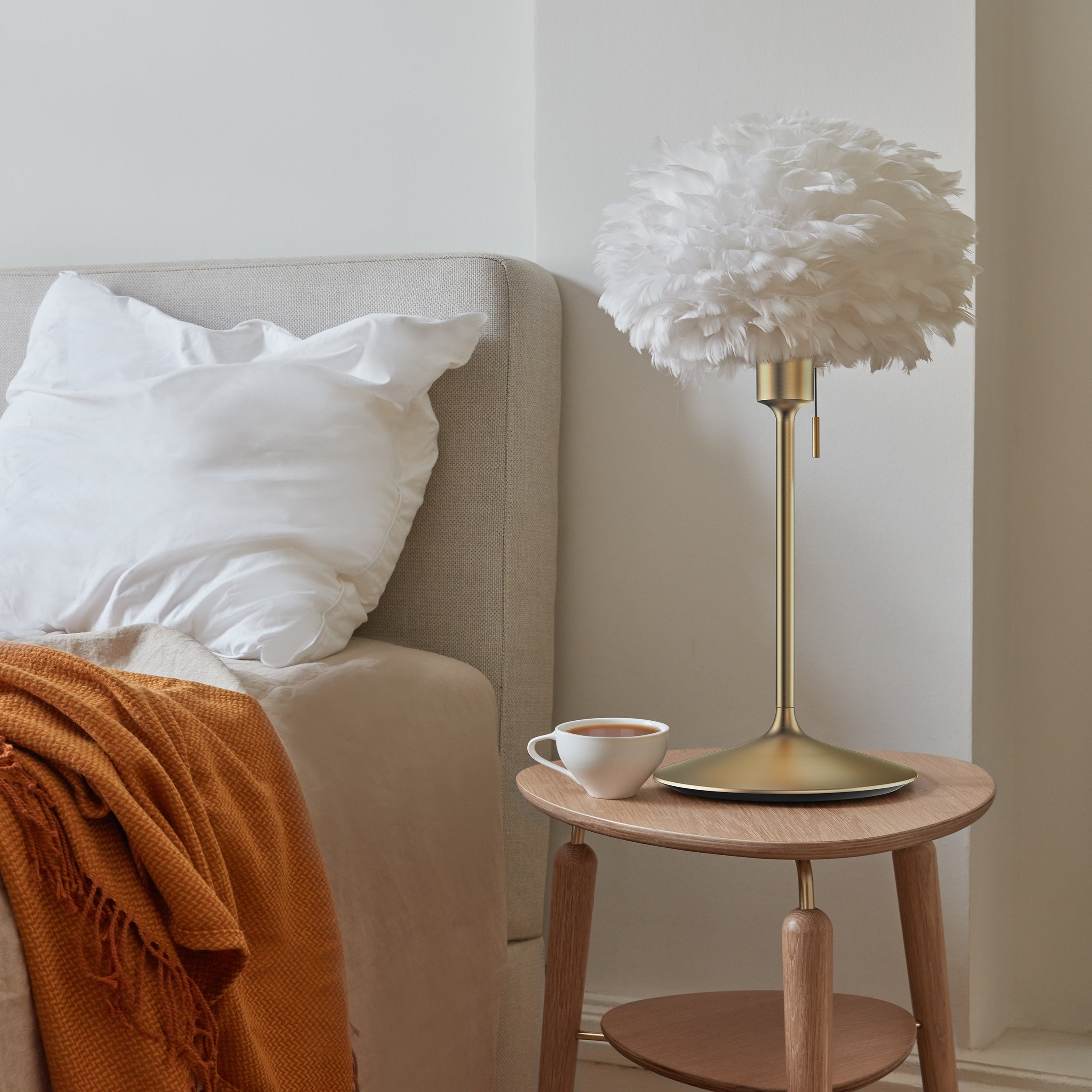 Eos Champagne Table Lamp: Quick Ship